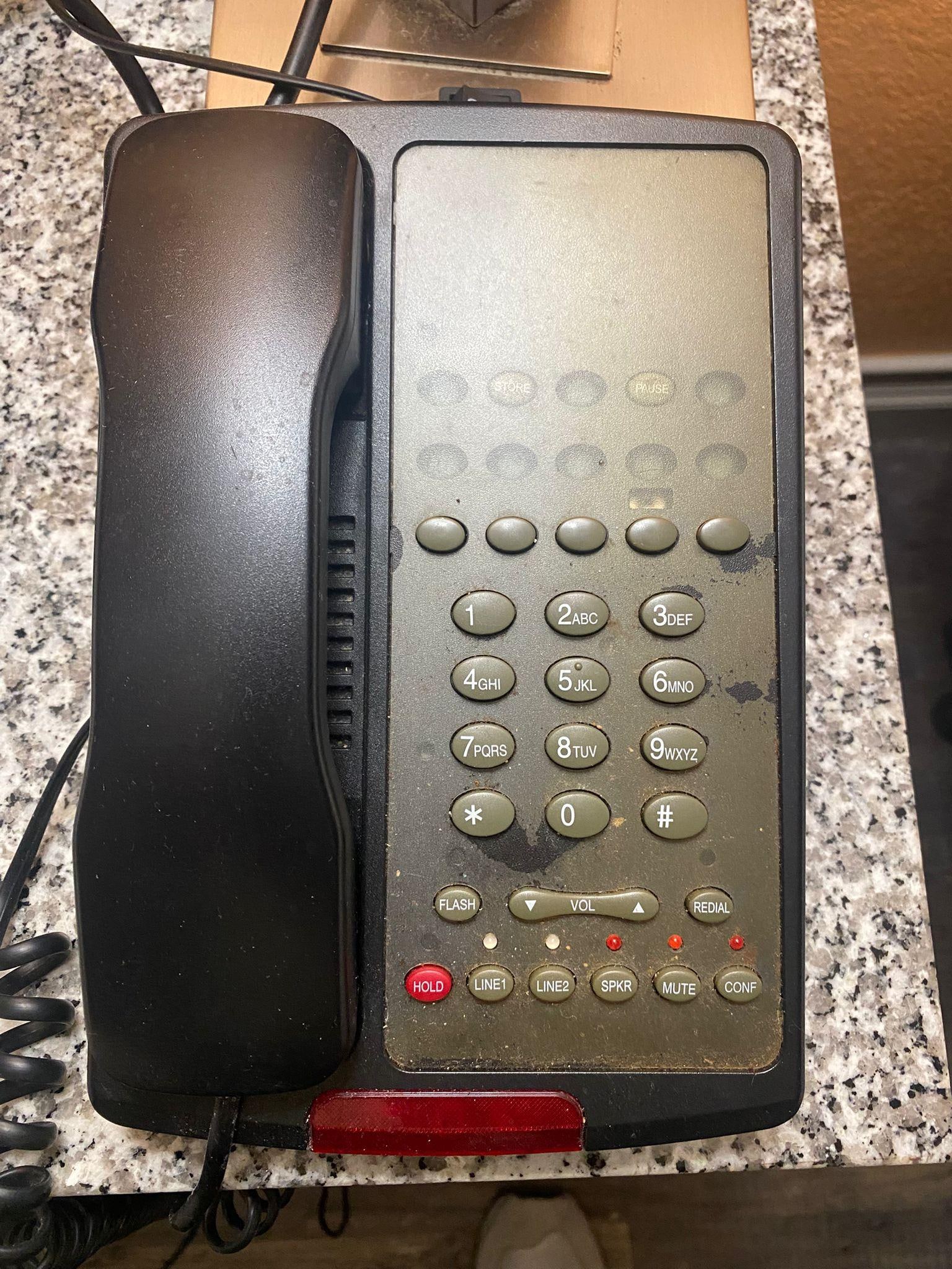 filthy old phone