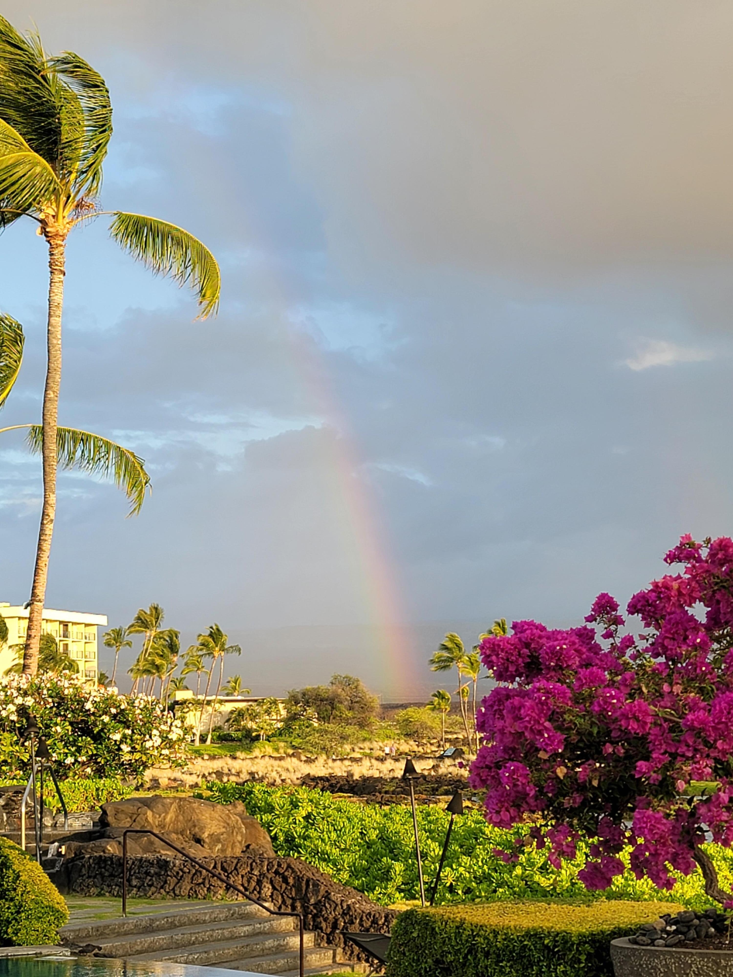 rainbow over A-Bay