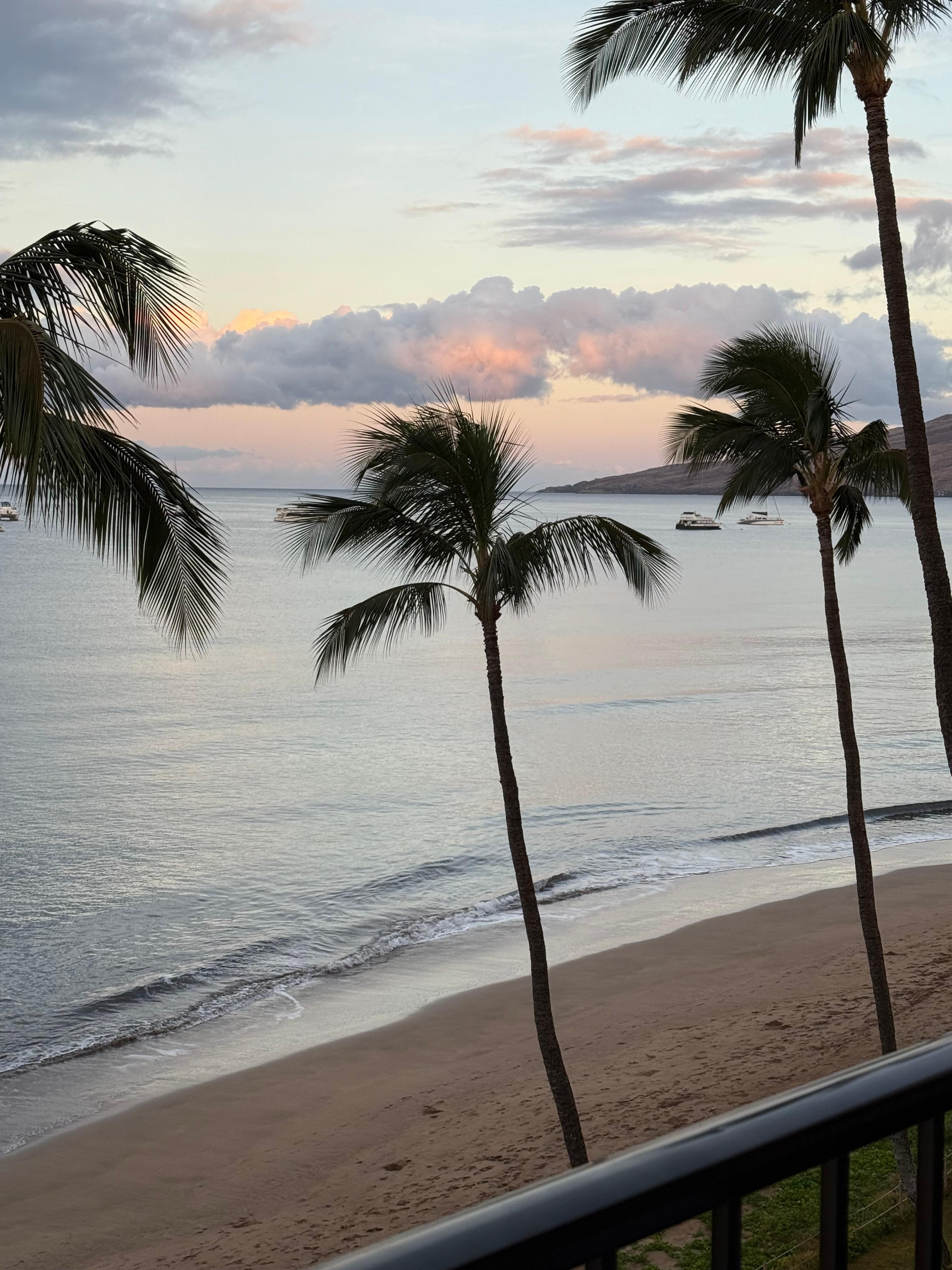 View from our 5th floor balcony 