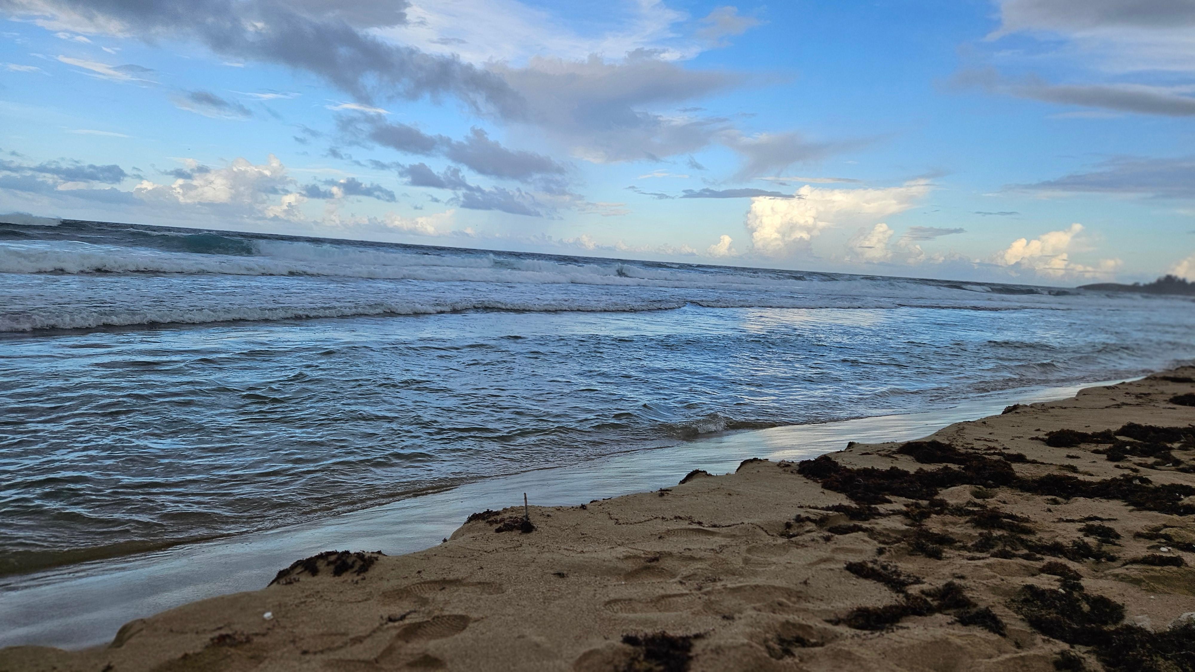 Beautiful stretch of quiet beach