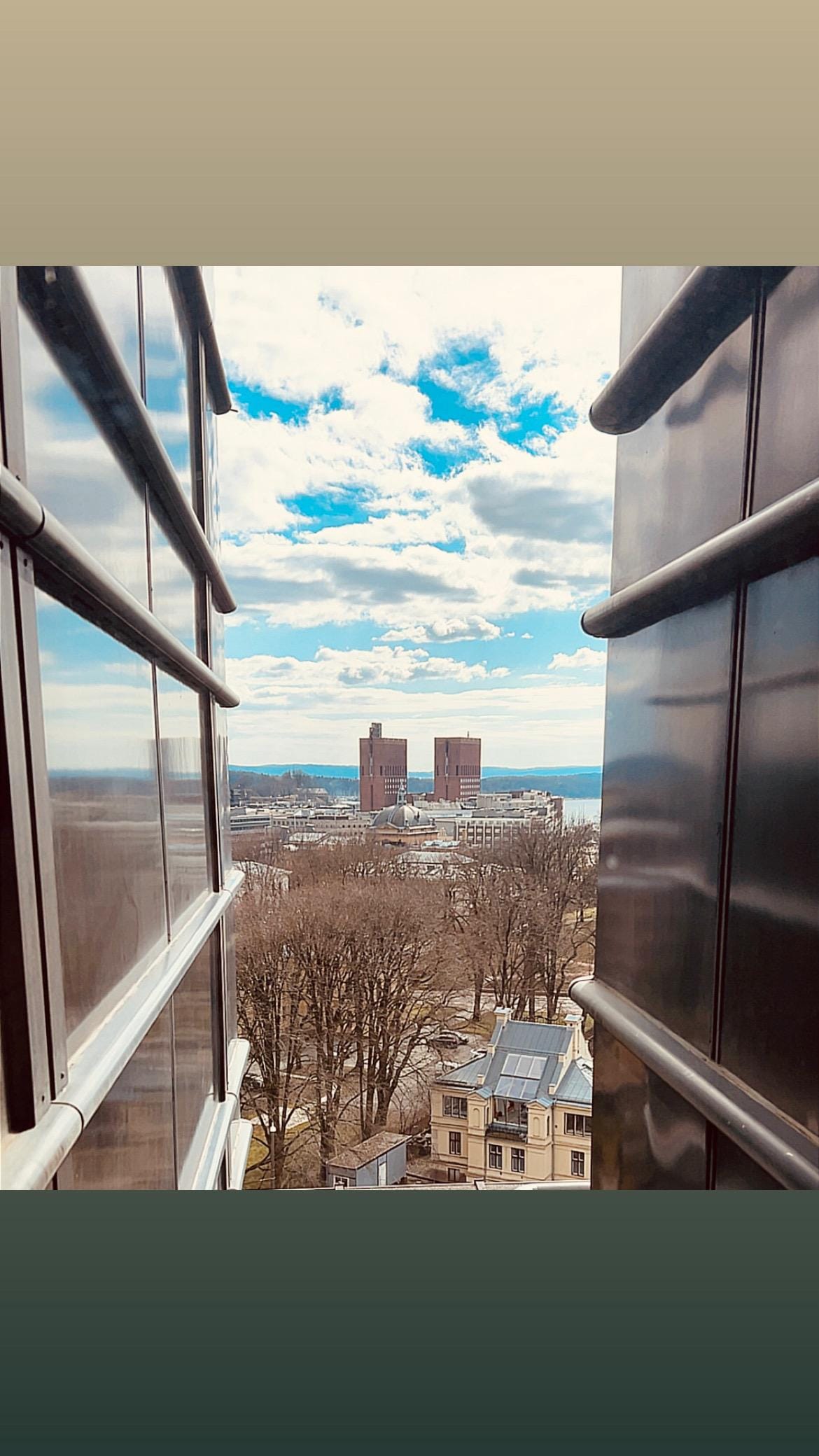 Utsikt mot Rådhuset 