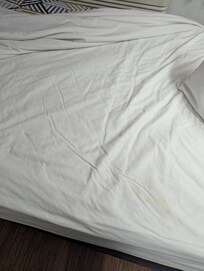 Stain on bed