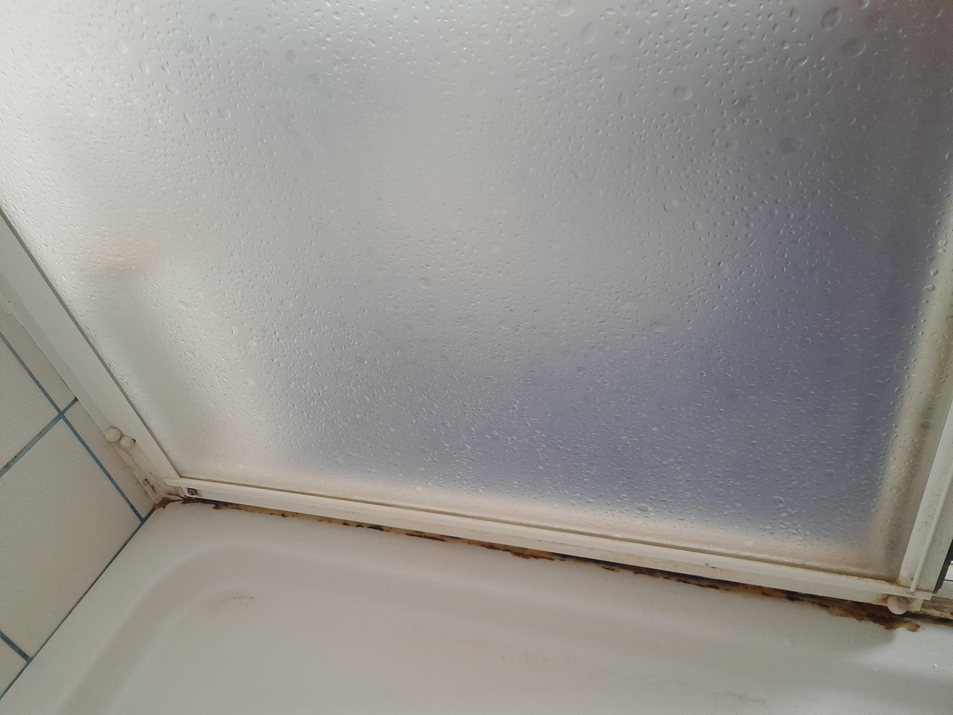 Schimmelrand an der Suschwanne innen
