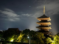 屋上からの東寺