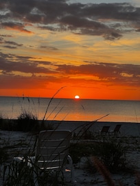 Sunset from patio