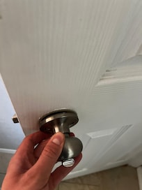 Loose door handles