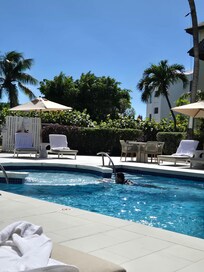 My daughter enjoyed the pool area.