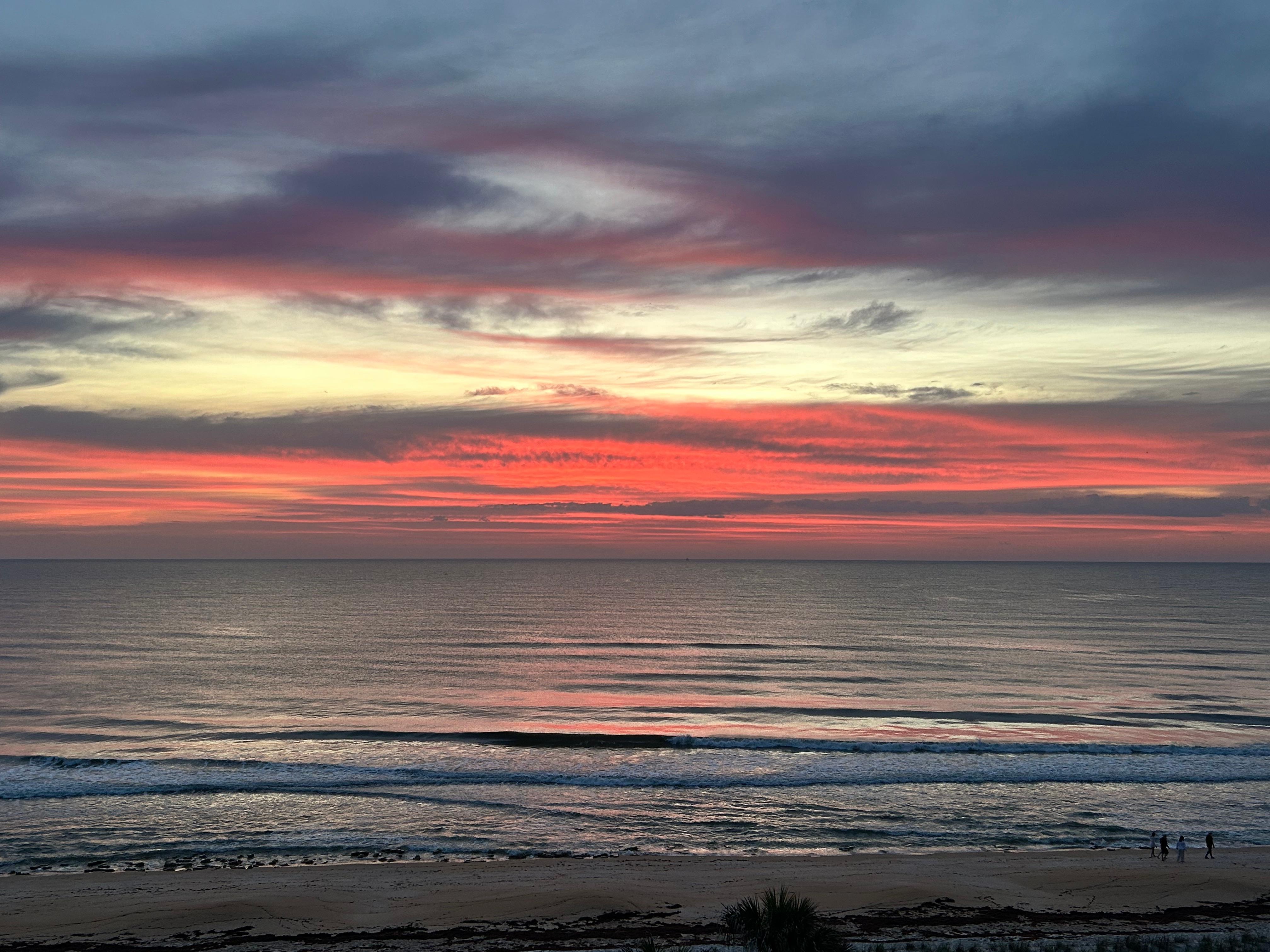 Sunrise from balcony