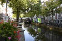 Walk past the canal to the centre