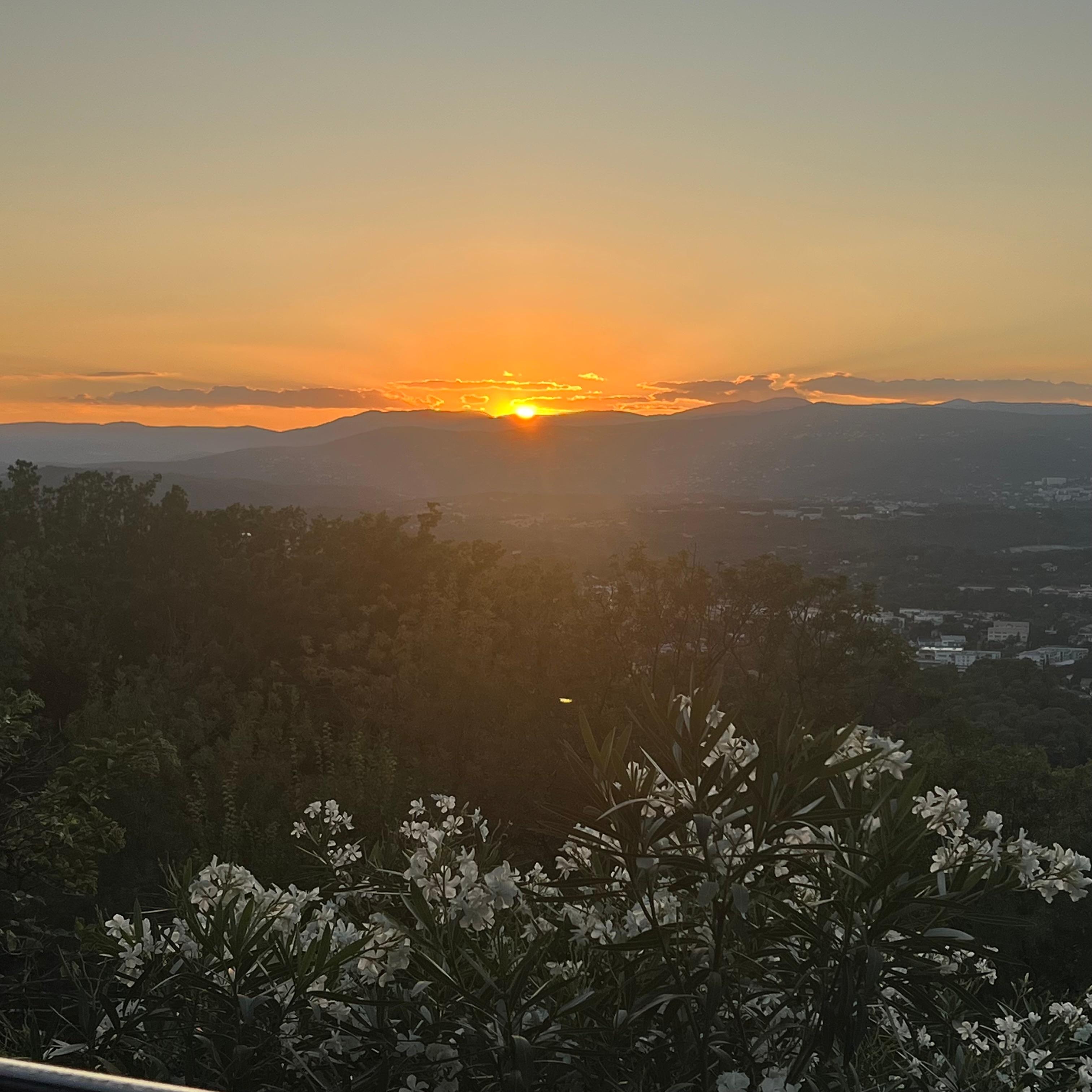 Sunset in Mougins 