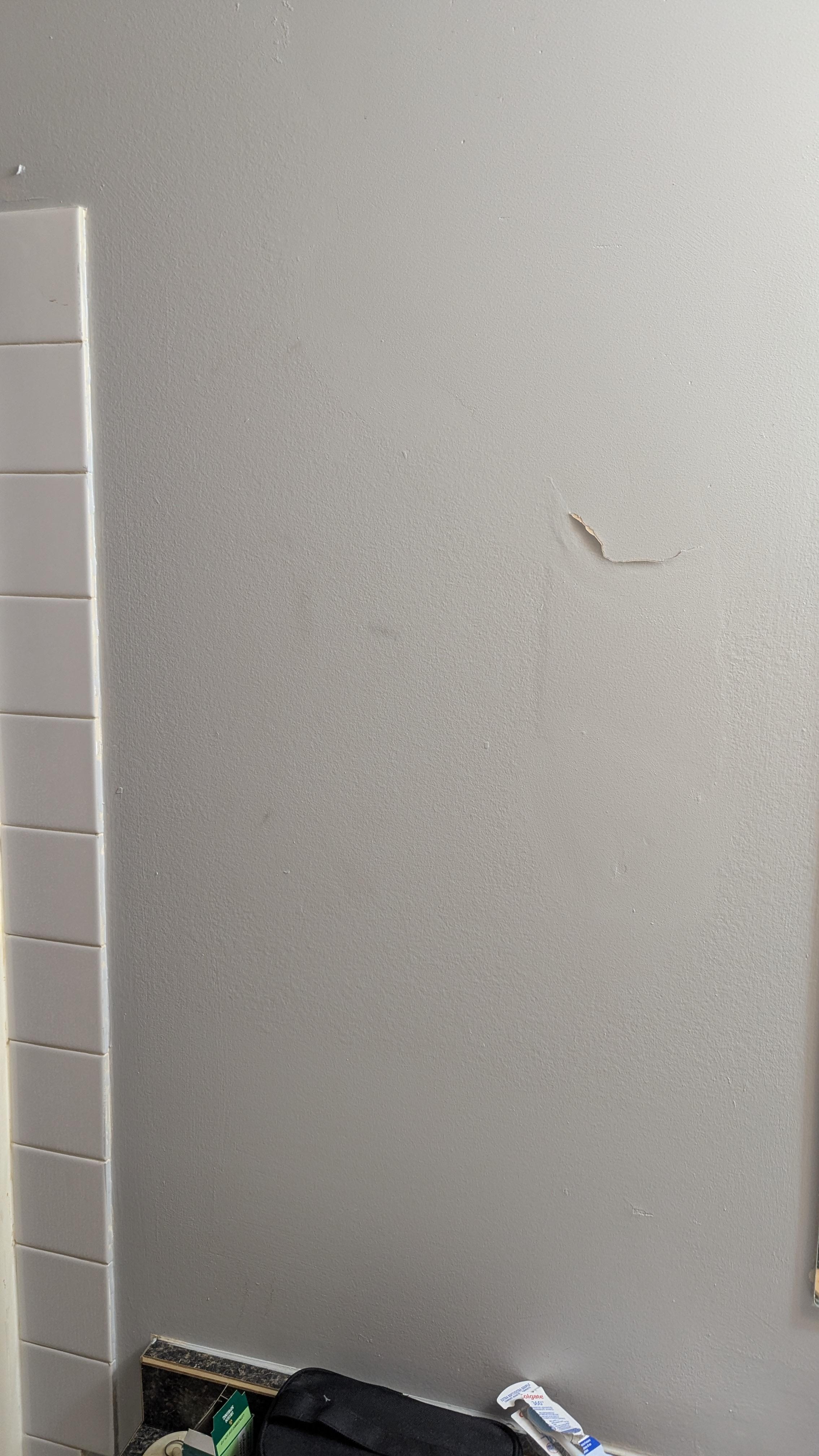 Bathroom wall