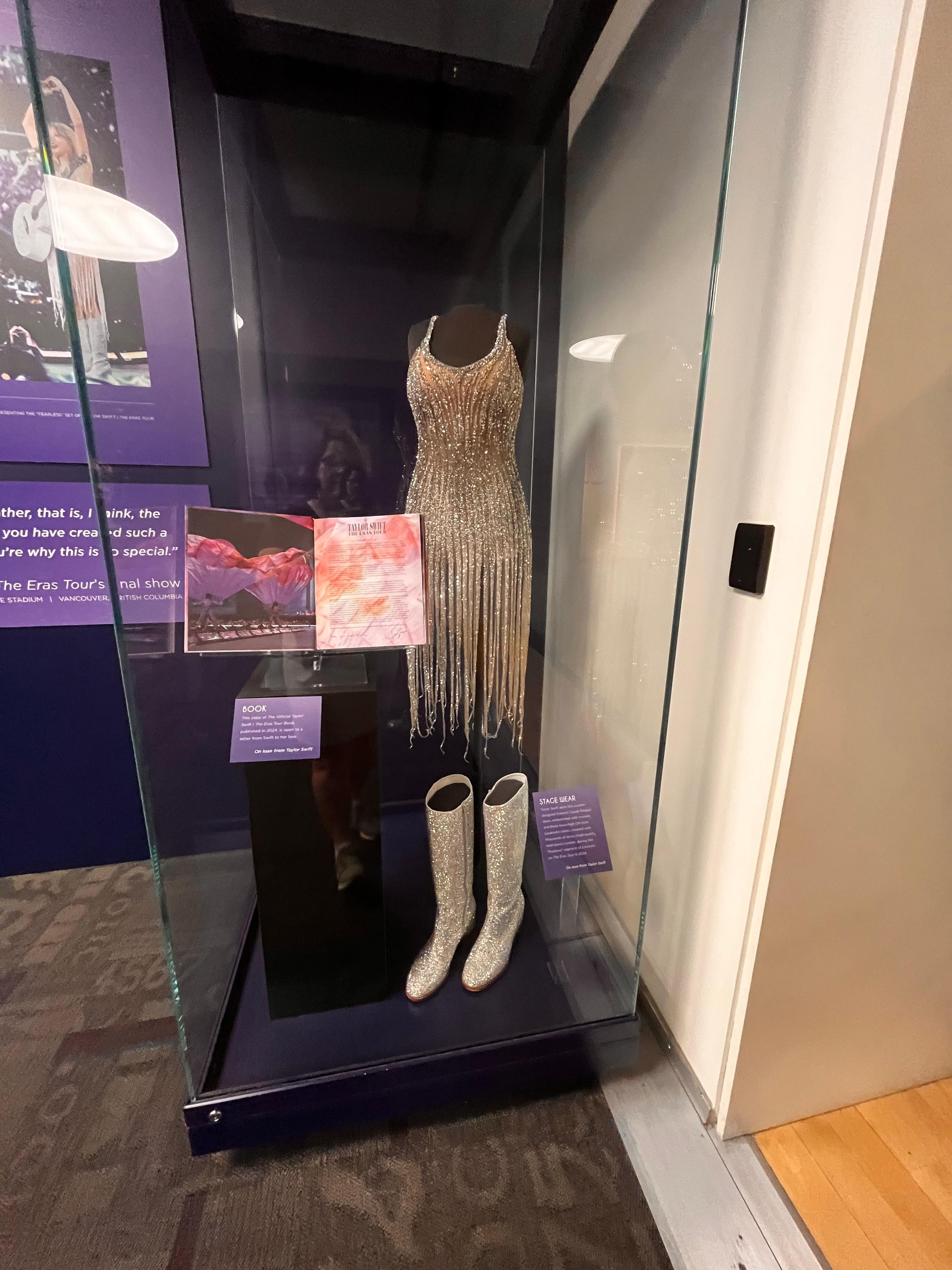 Taylor Swift Eras tour outfit at Country Music Hall of Fame 