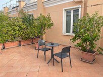 Quaint patio/balcony.