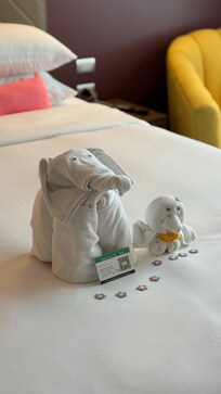 Elephant made out of Towel