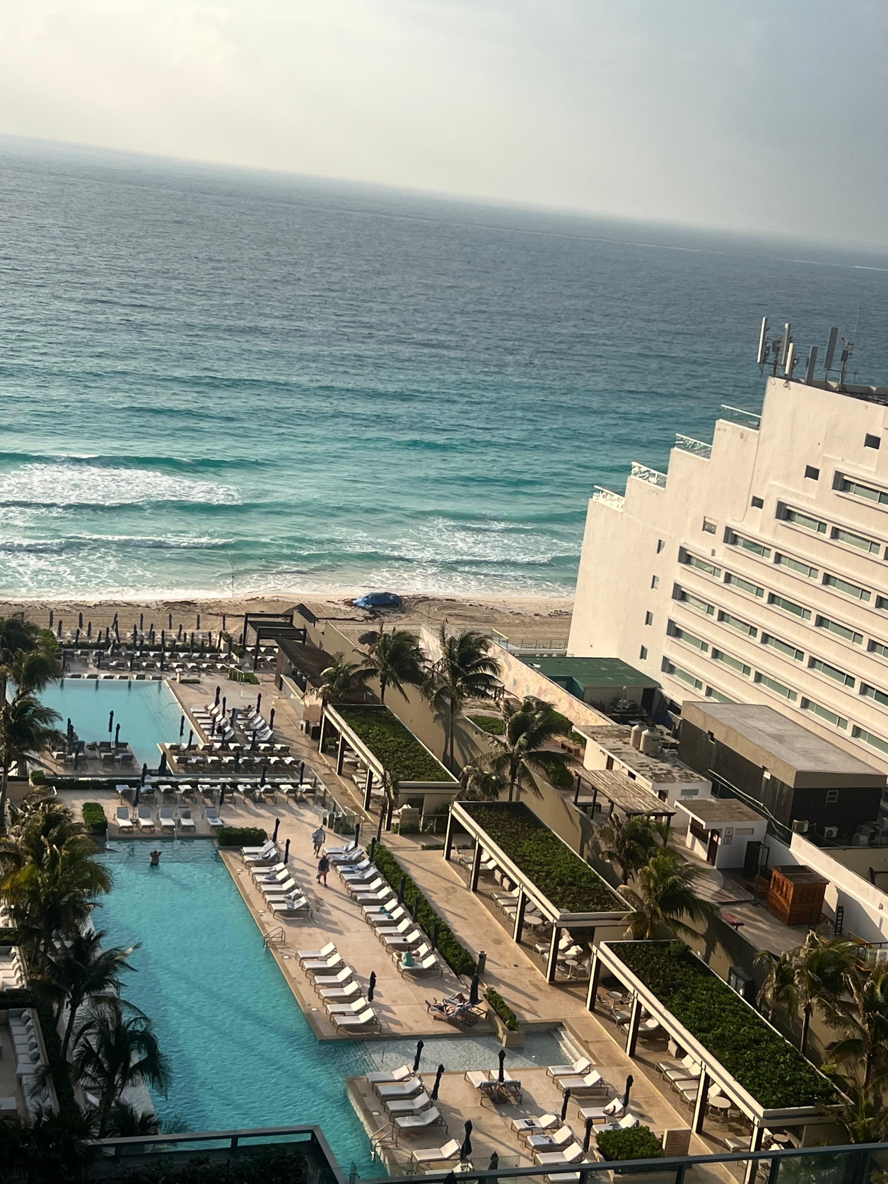 View from balcony of room