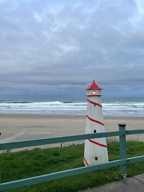 View from path to beach. Easy beach access.