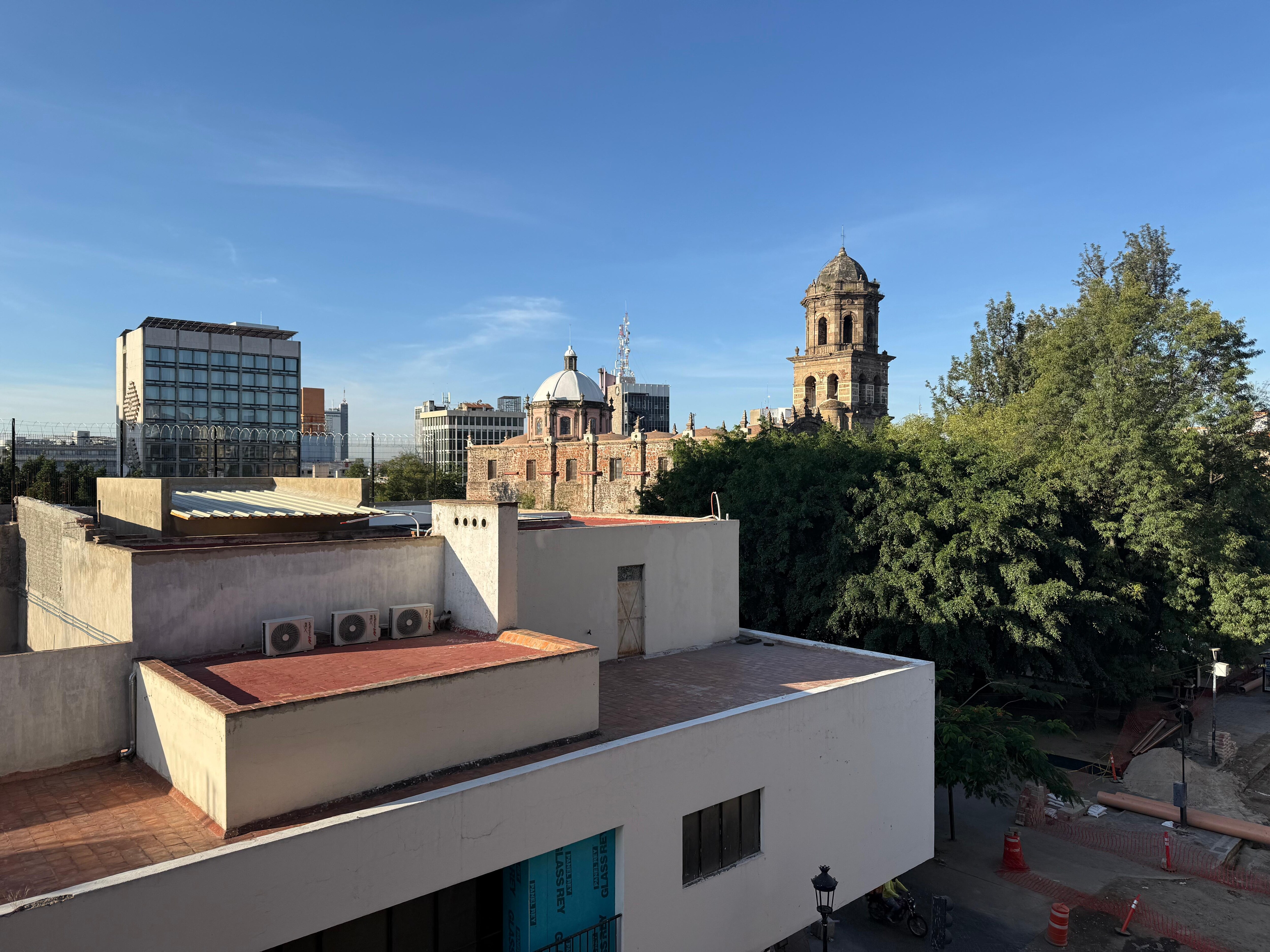 View from the balcony 