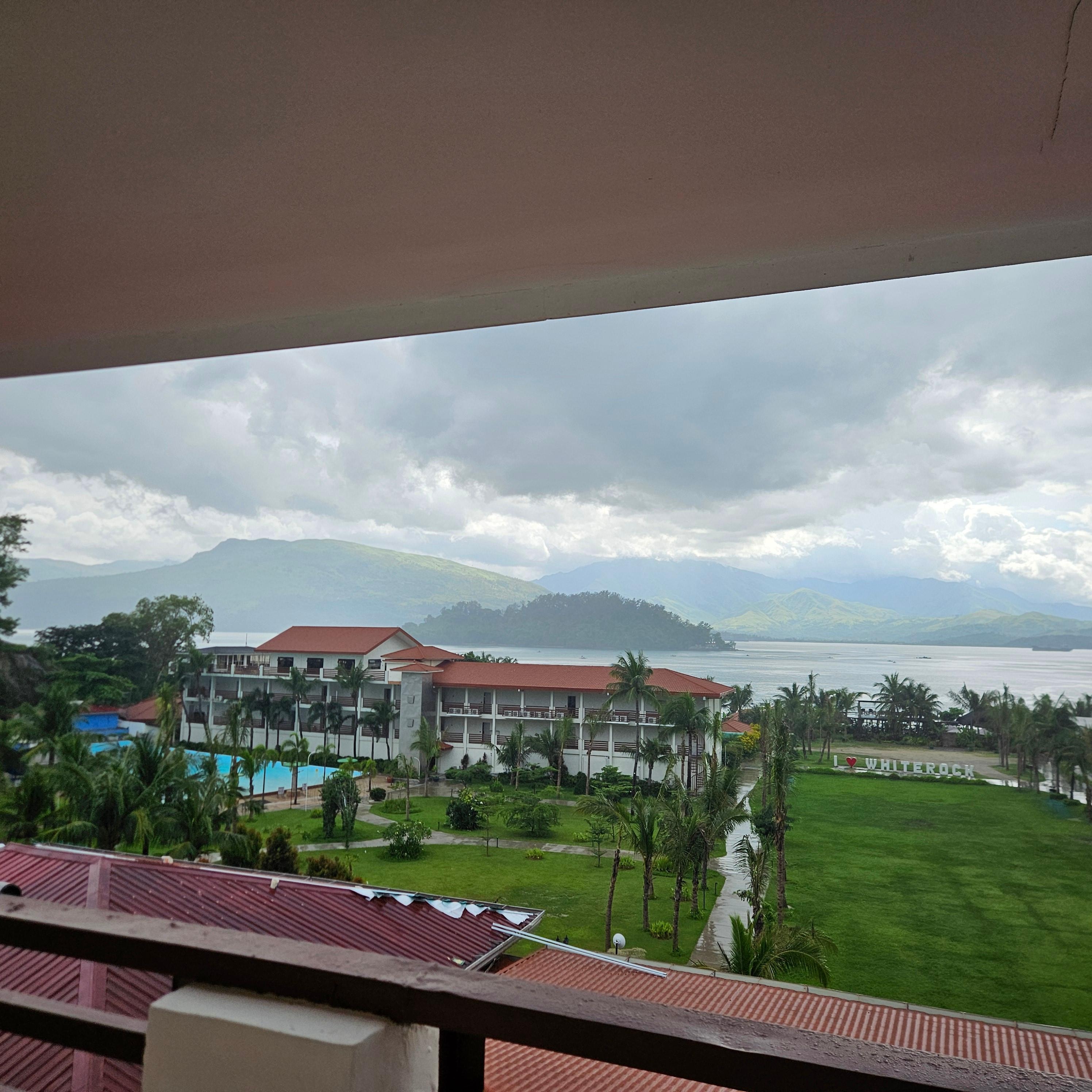 View from corridor balcony