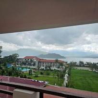 View from corridor balcony