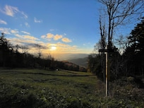 The slopes are a short walk away.  We watched mountain bikers during our mid-October stay.