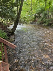 River right outside of the house