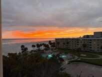 View from your side window of the condo. Window opens.