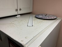 top of fridge was dirty