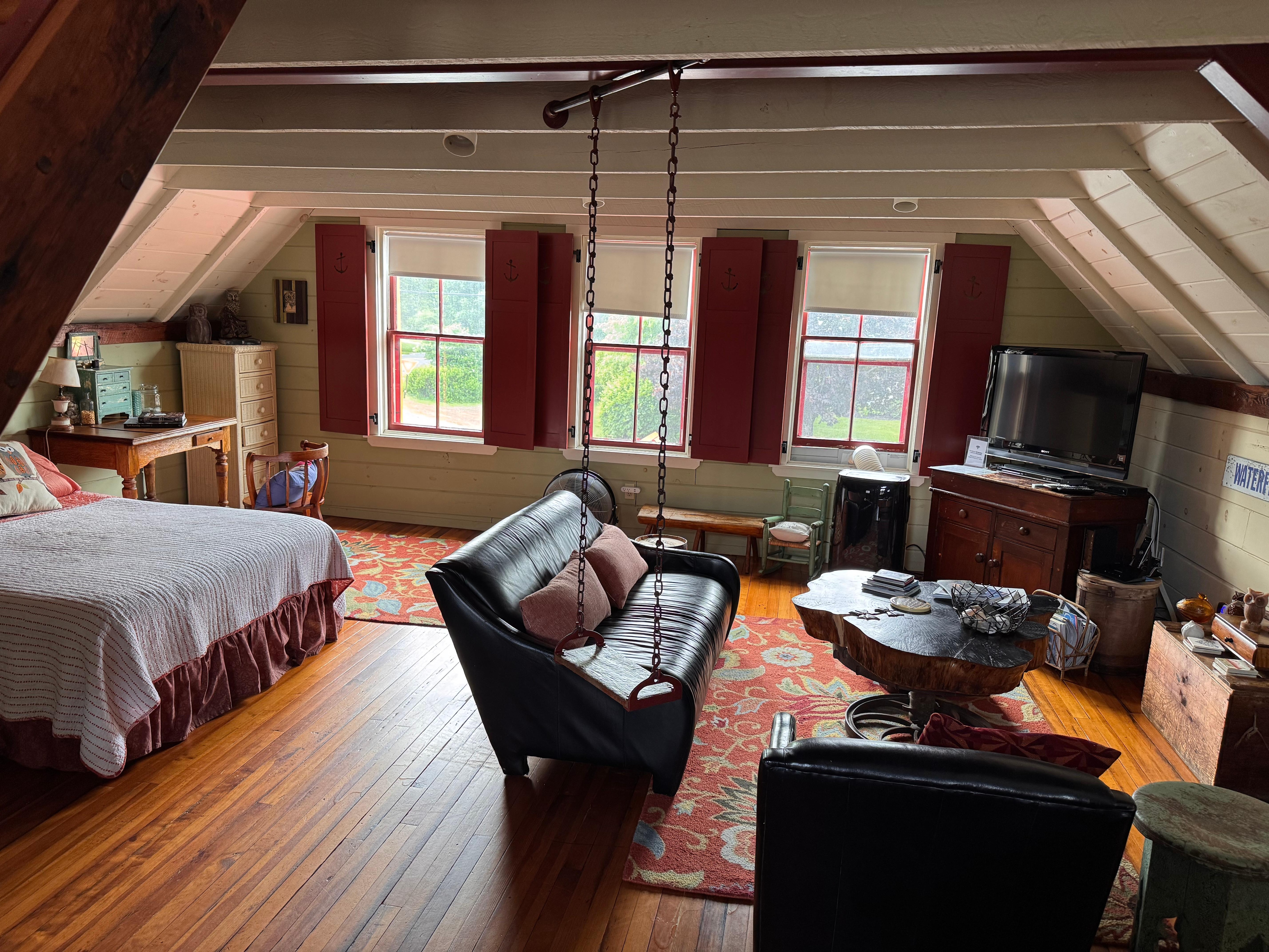 The main space as seen from the kitchen