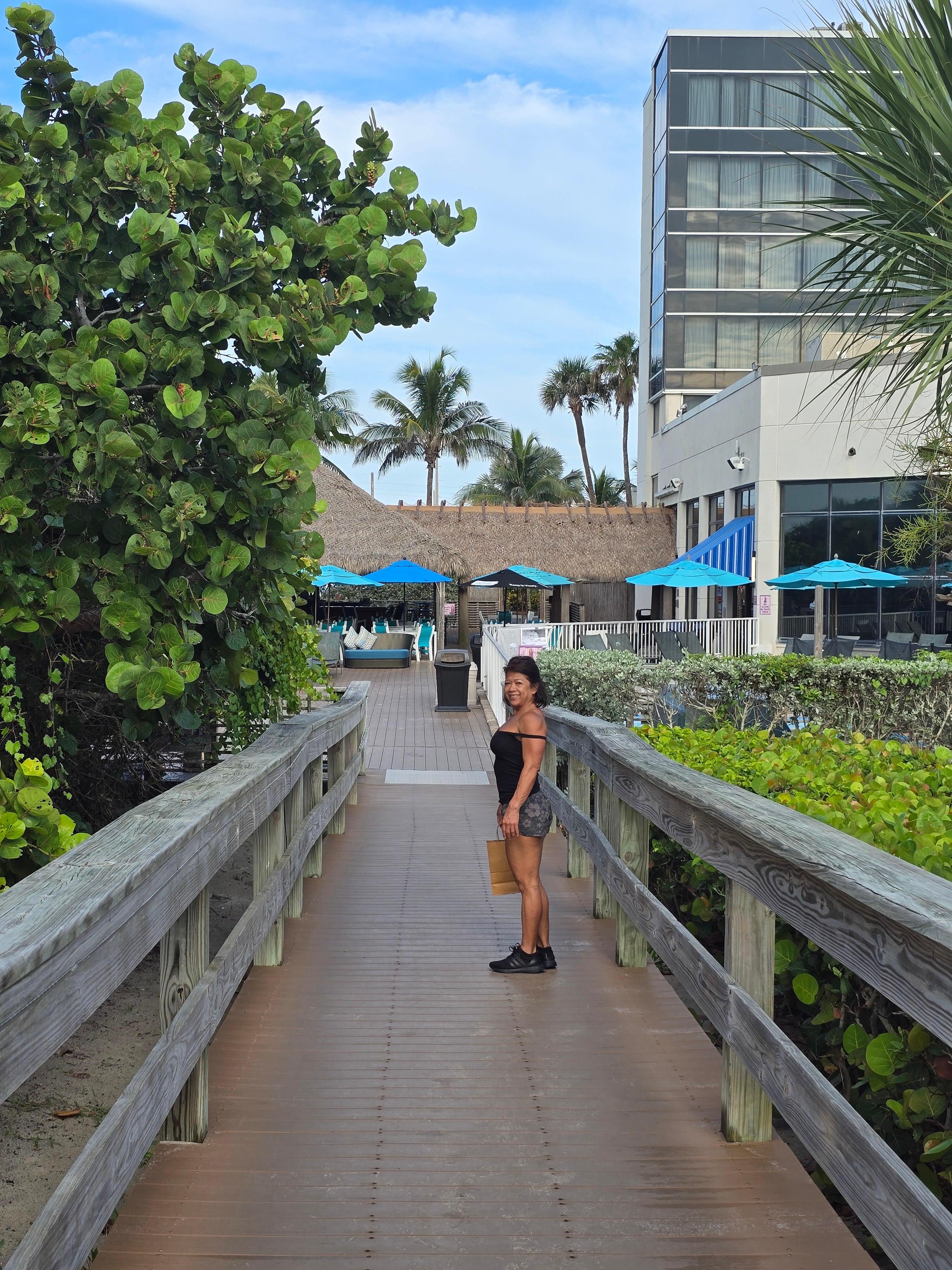 Boardwalk to beach