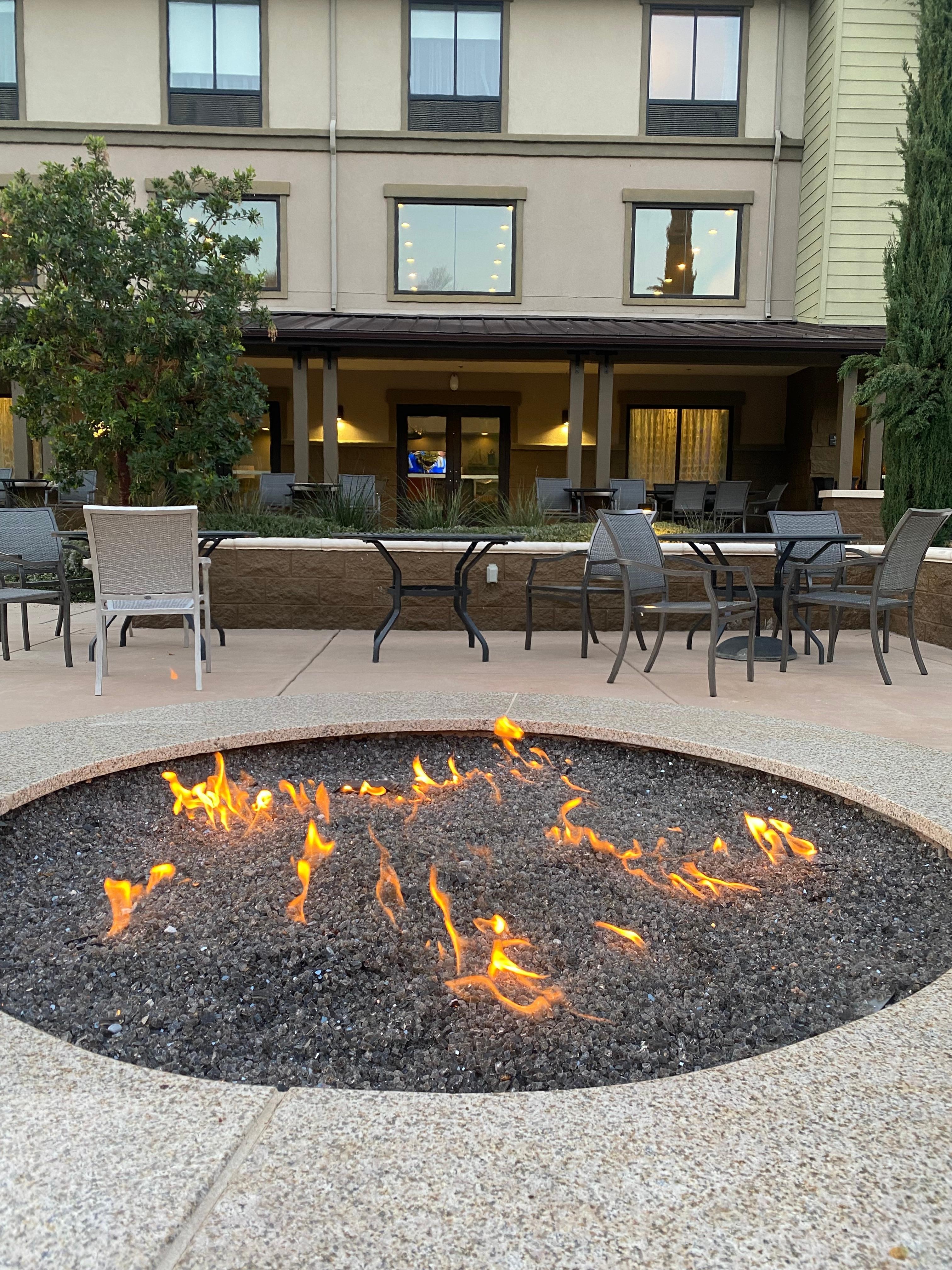 Love their fire pit 