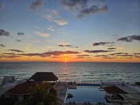 Sunrise right off our balconey