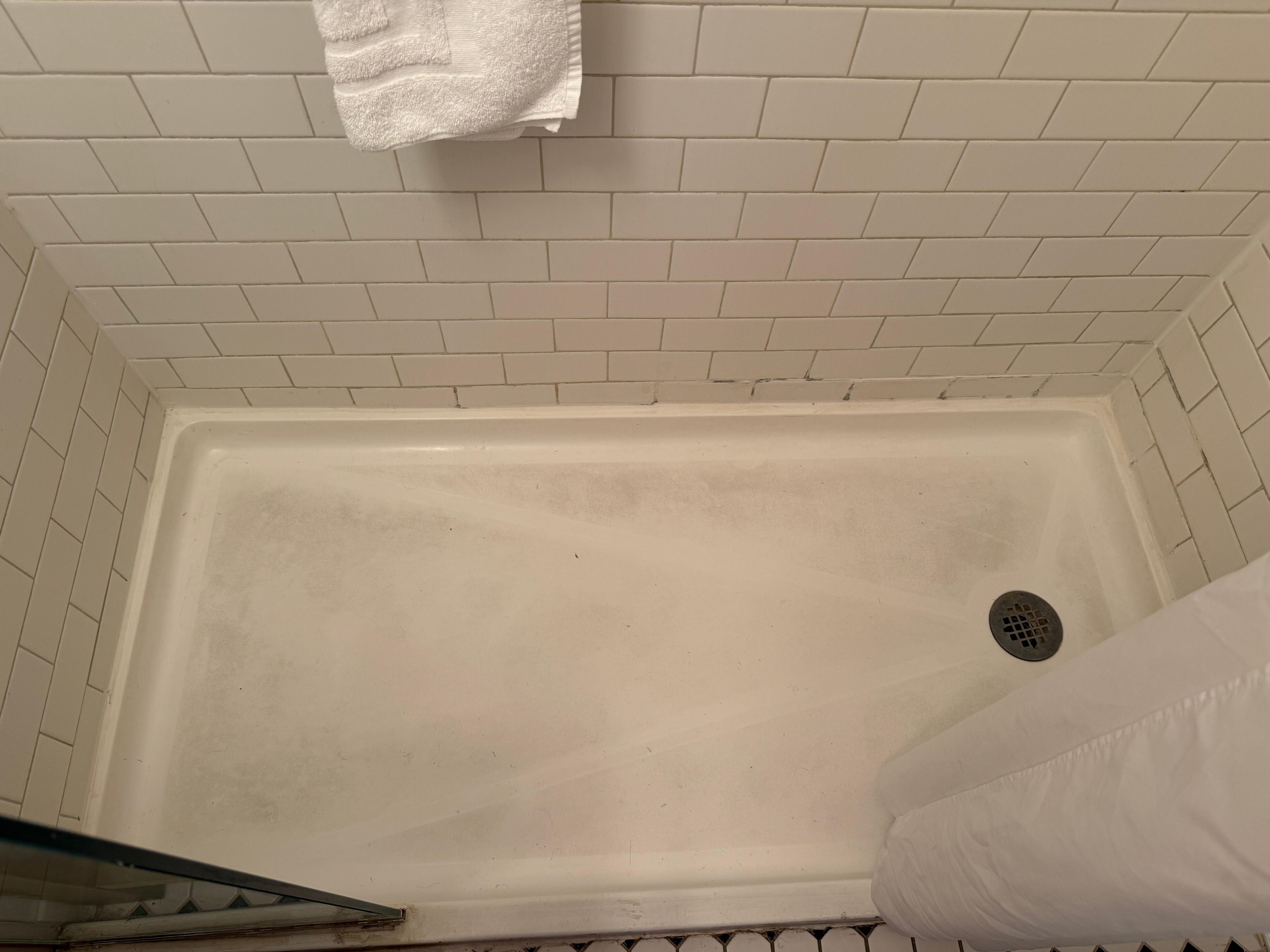 When was the last time this shower was cleaned?