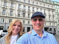 In front of the Julius Prague