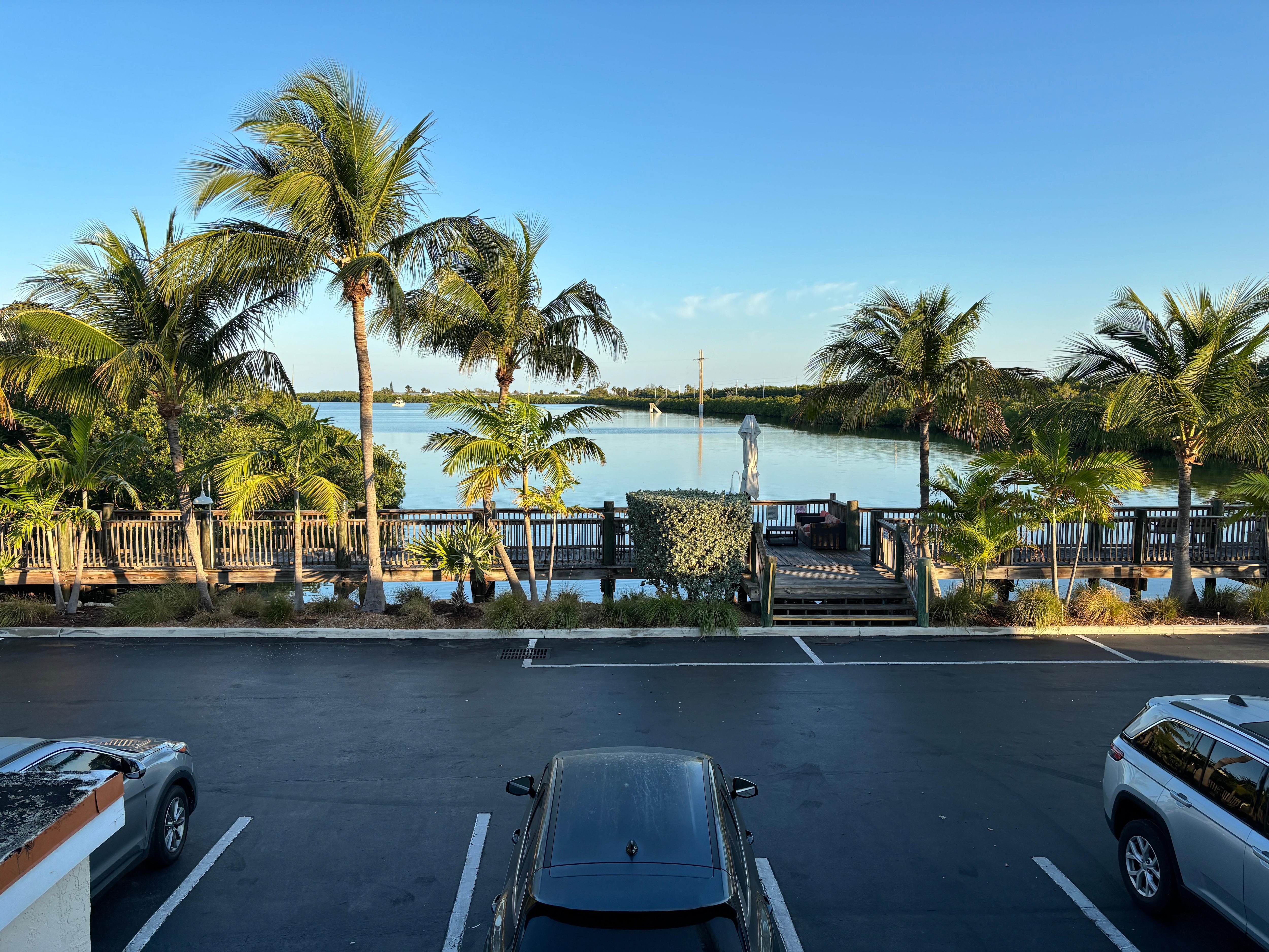 View from our balcony 