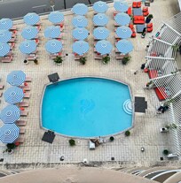 Hotel pool view
