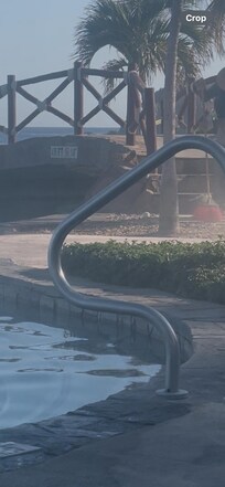 They did not provide a proper access to get to the pool. They make a mess everywhere around the pool no construction manager available.