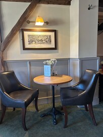 Our spot in the bar
