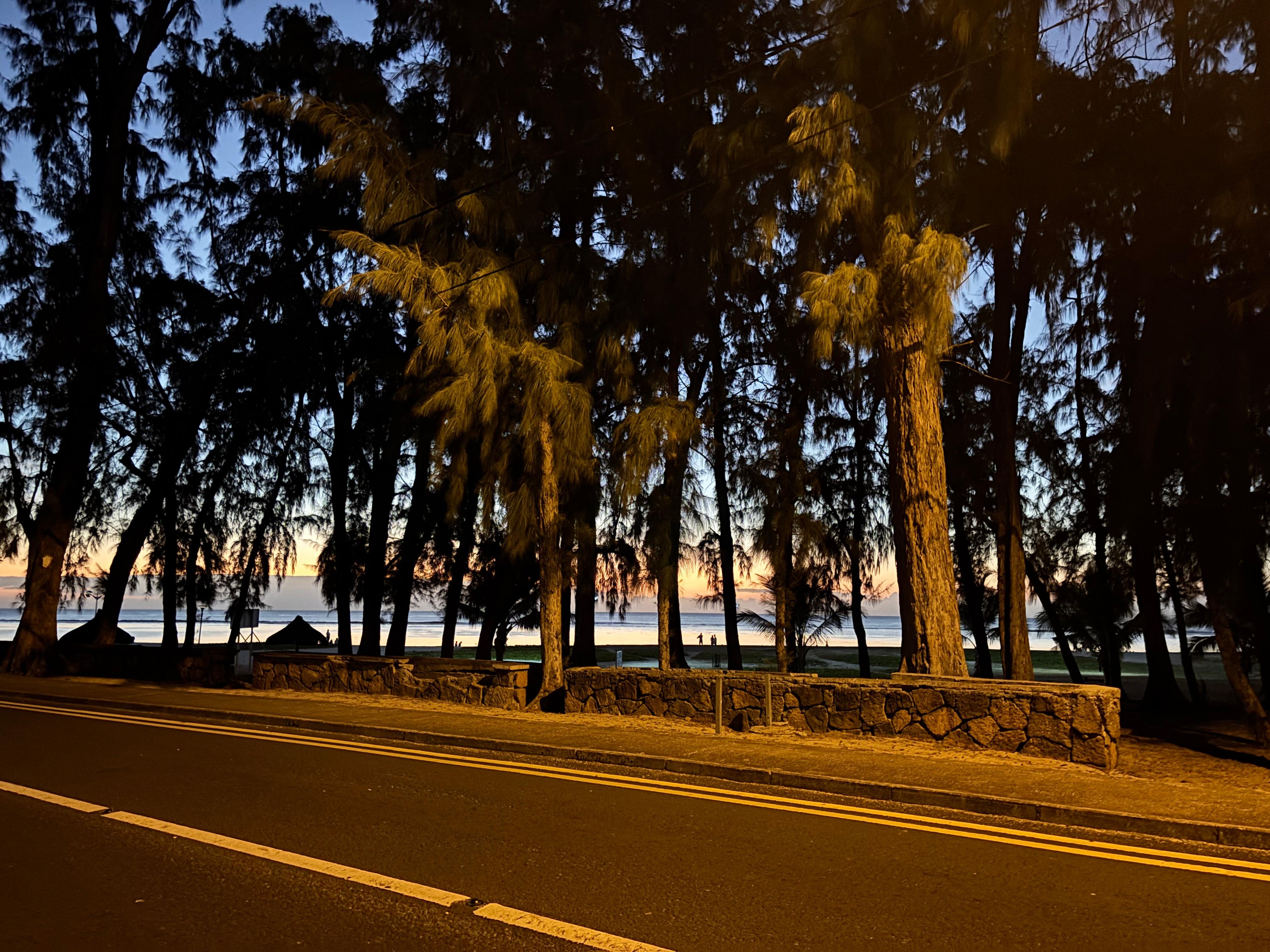 Flic en Flac in the evening