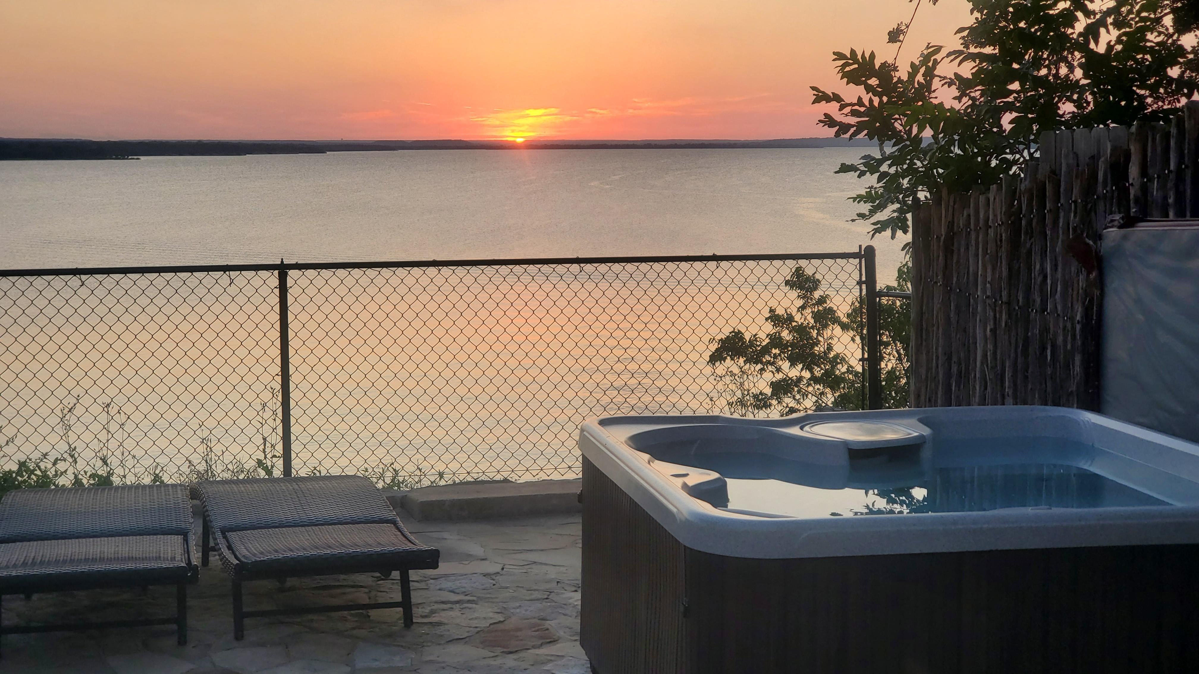 Sunsets are calm and beautiful.  