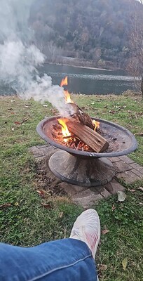 We love the fire pit!