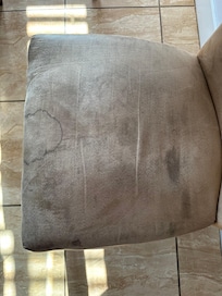 Stains on the chair
