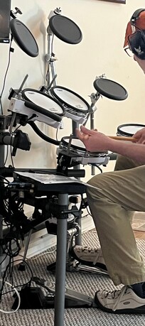 Practicing drums without bothering the neighbors