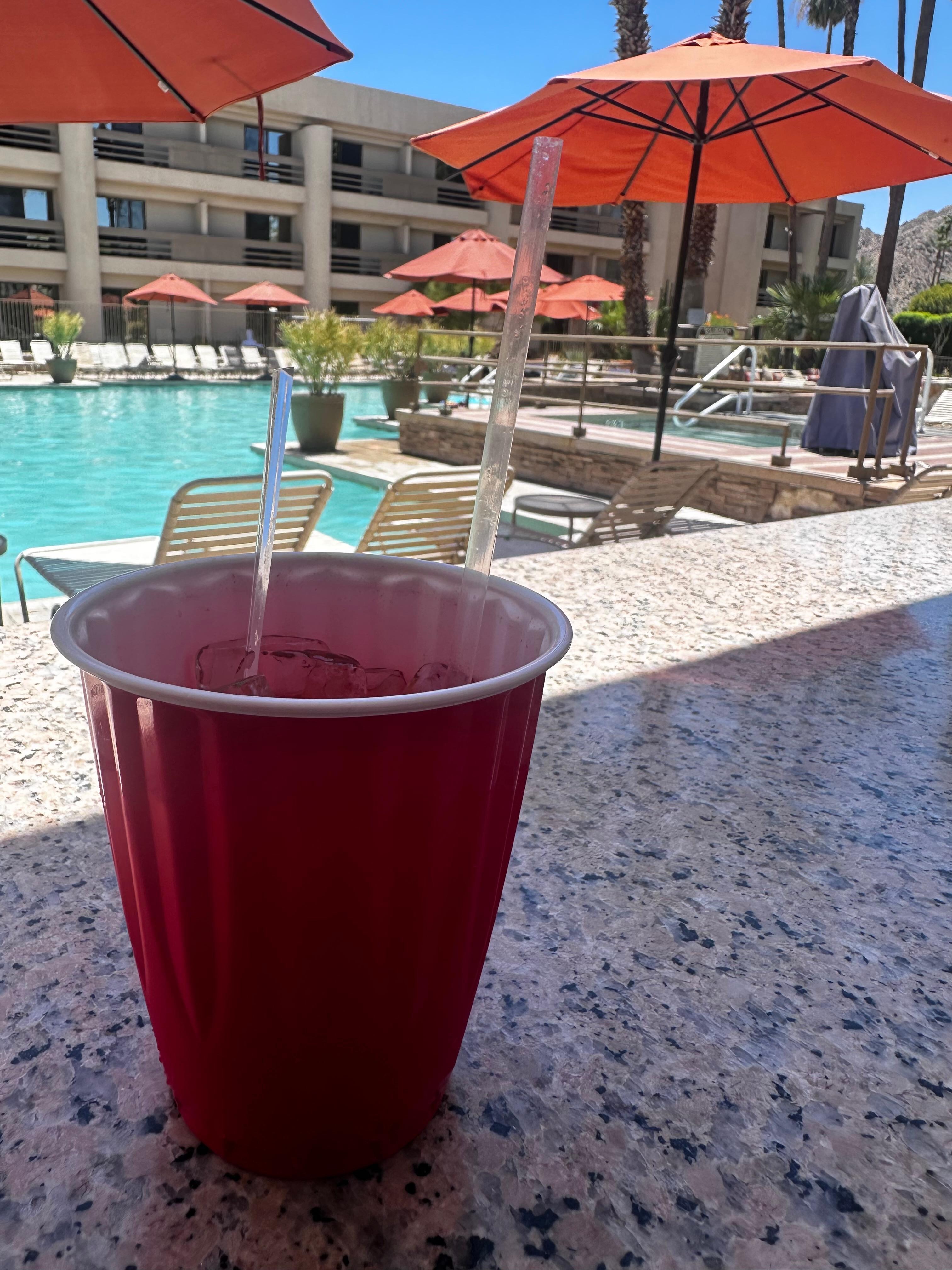 Poolside Bloody Mary.