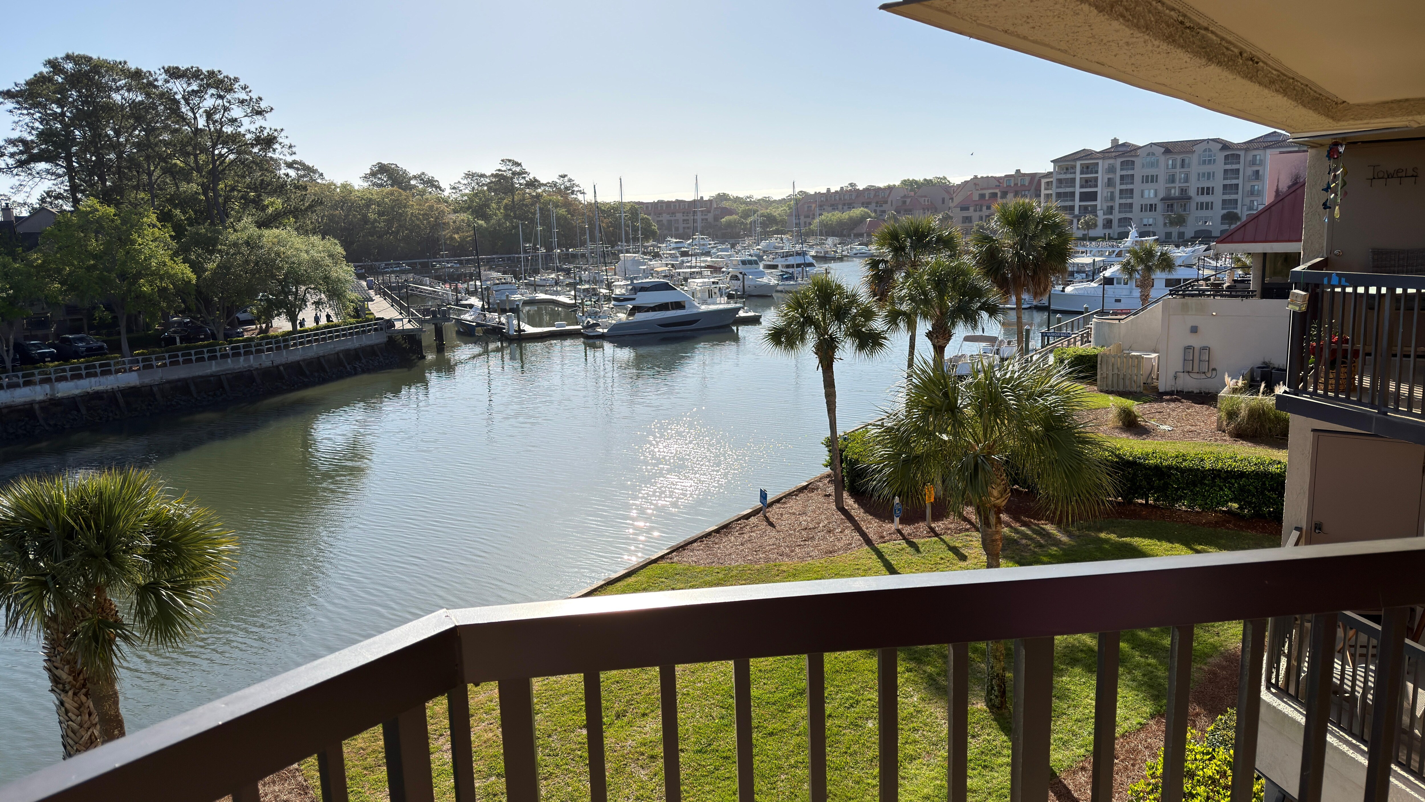 View from balcony during morning