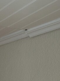 Hole in upstairs bedroom