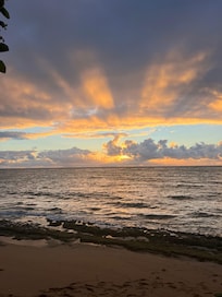 Sunrise from deck