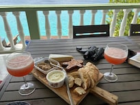 Blender drinks to accompany the lovely snacks provided by Nicole and Martin :)