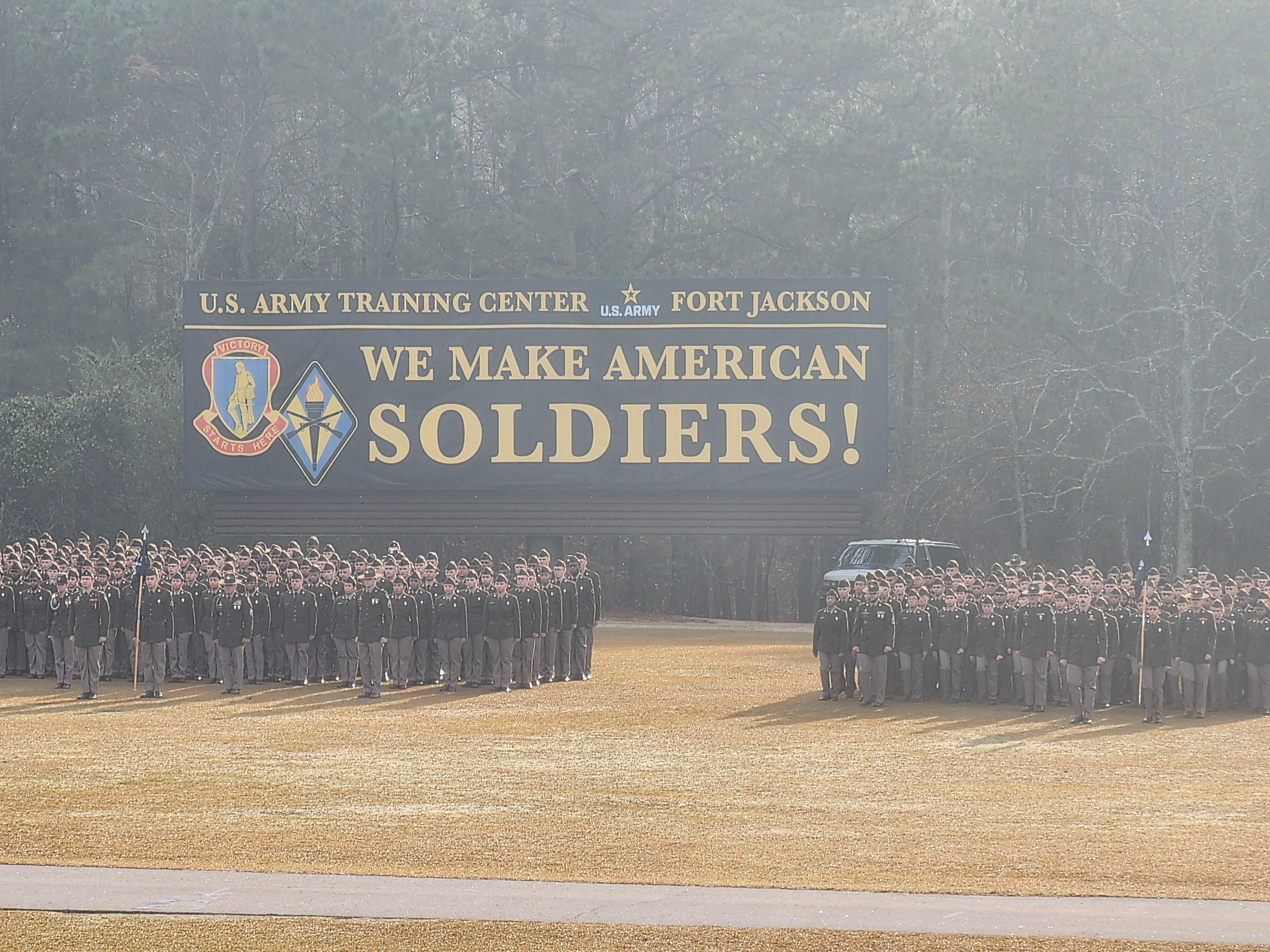 Ft Jackson Graduation. 