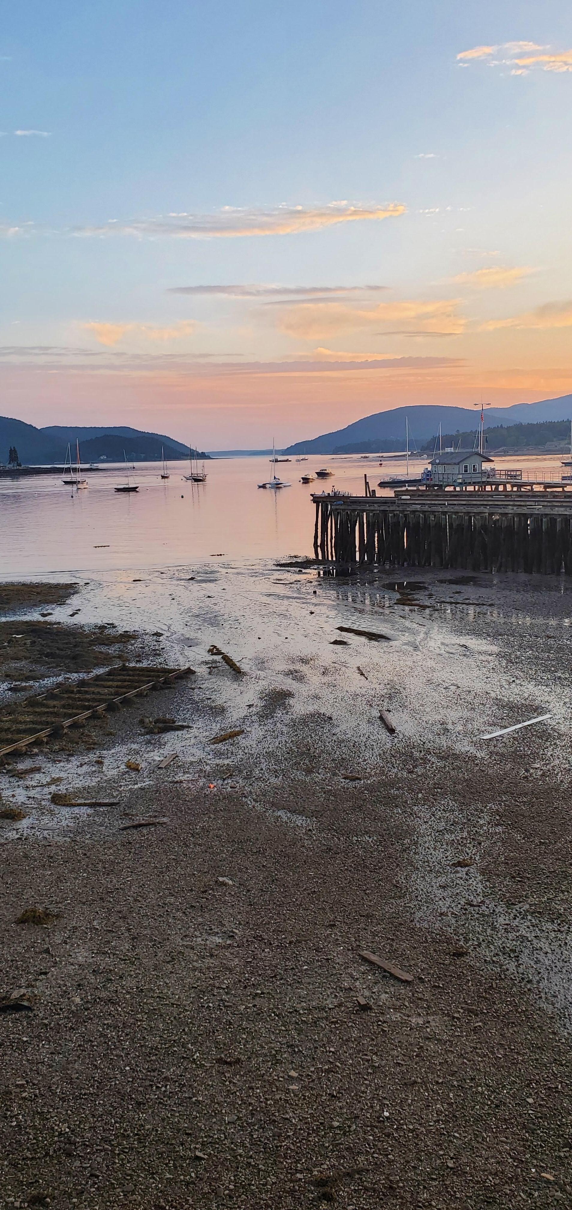 Tide going out