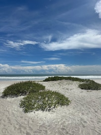 Right across the street.